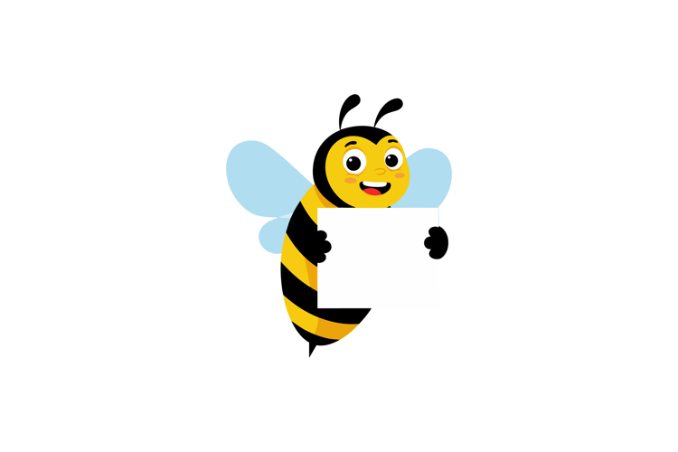 Bee Flying Clipart Image 4