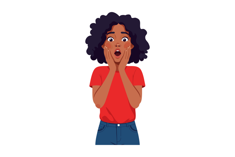 Curly Hair Clipart Image 4