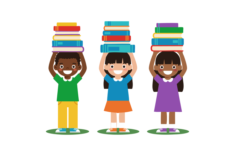 Kids Reading Clipart Image 22