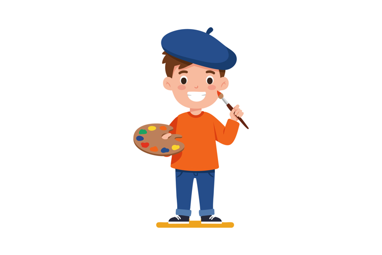 Art Palette Clipart Image 13
