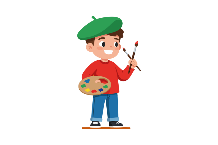 Art Palette Clipart Image 5