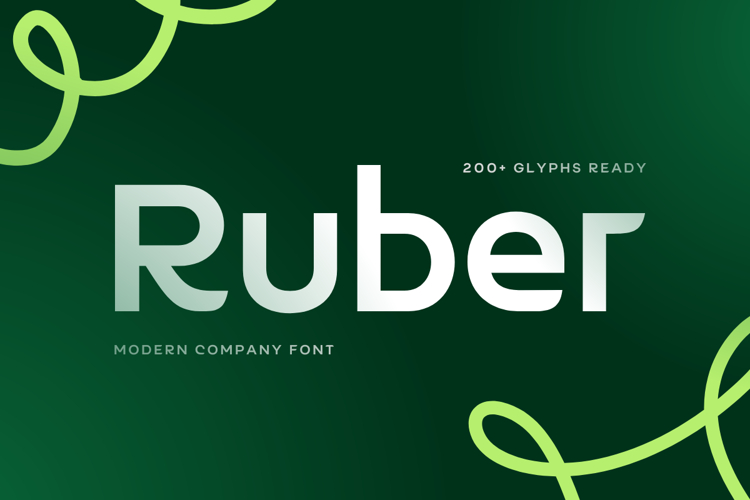 Ruber - Company Sans Font