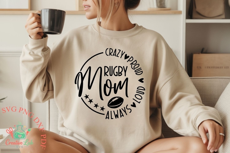 Rugby Mom SVG, PNG, Rugby SVG, Rugby Team SVG