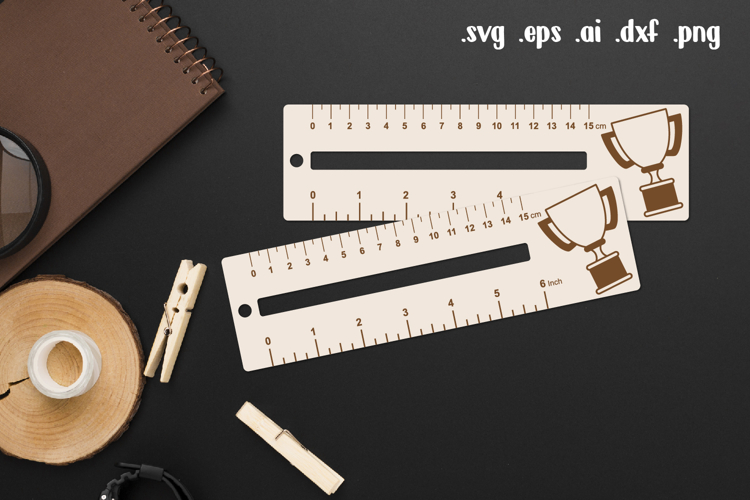 Back to School Wooden Liner Readers Guide Ruler