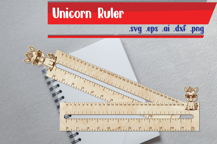 Unicorn Ruler | Unicorn Ruler Laser Engraving