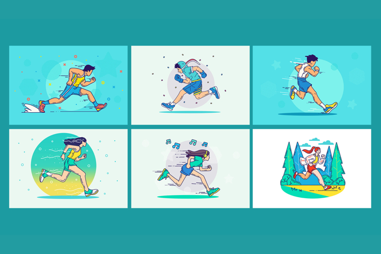 Running Illustration