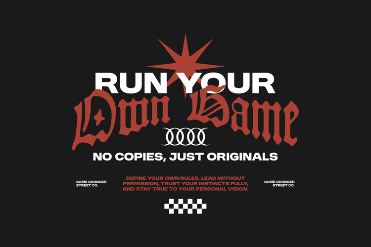 Minimal Typography Streetwear | Motivational Quotes