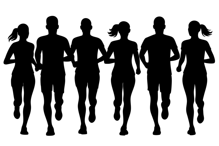 Running Silhouette Image 15