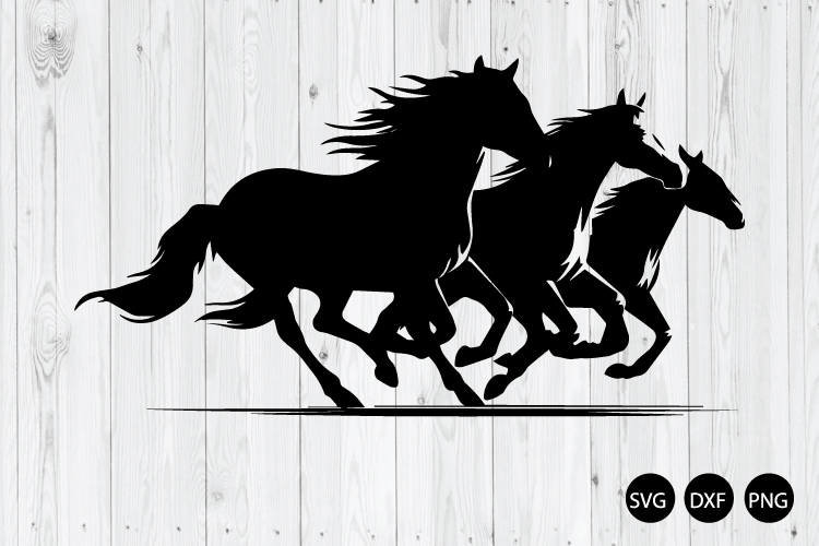 Running Horses SVG, Horse SVG, Animal SVG