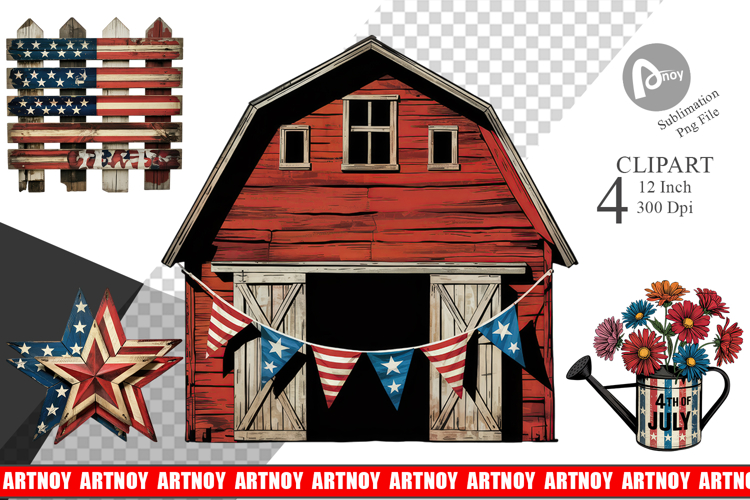 4th Of July Clipart Image 4