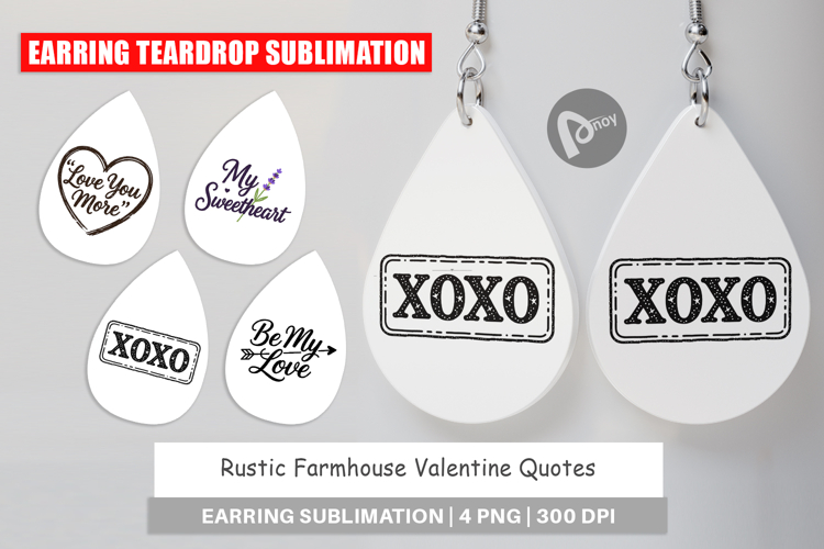 Earring Sublimation Designs Image 9