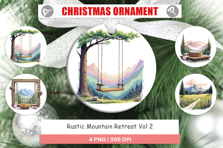 Ornament Rustic Mountain Escape