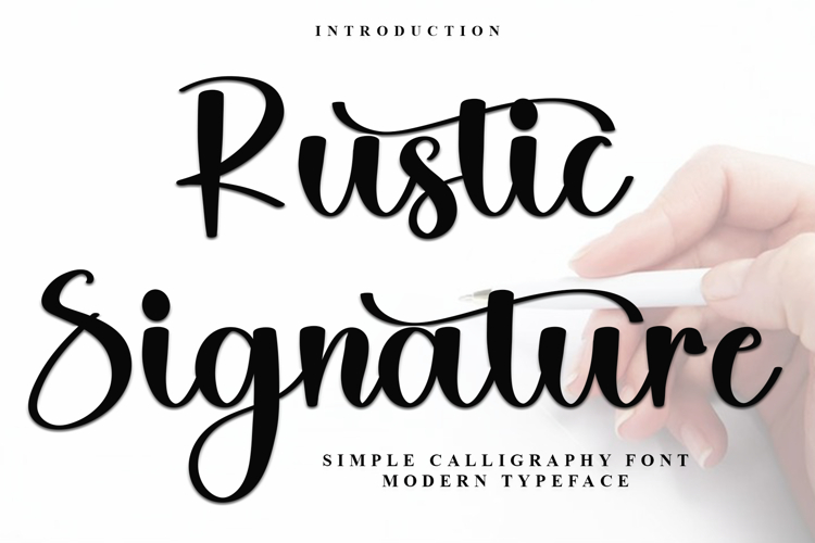 Rustic Signature example image 1