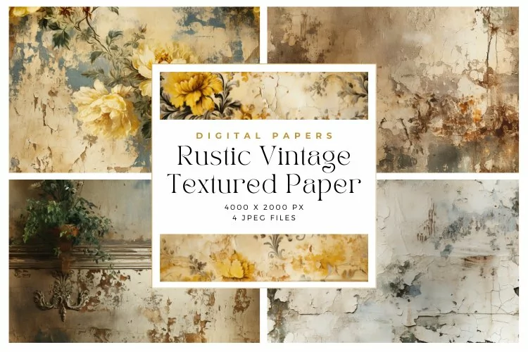 Rustic Vintage Textured Paper