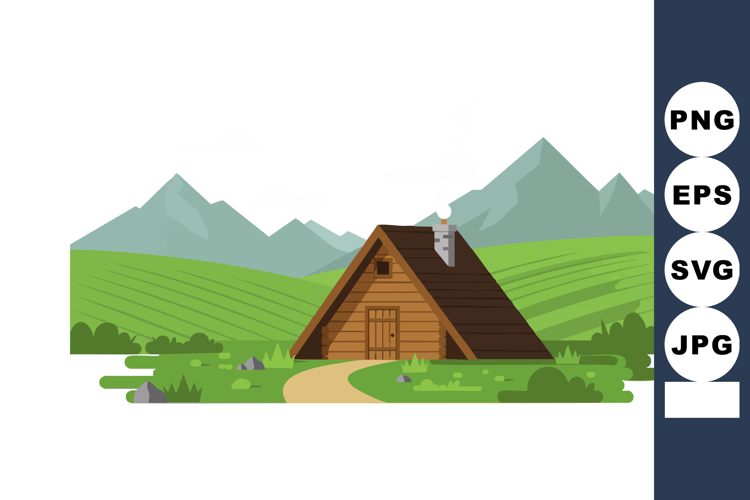 Cabin Clipart Image 23
