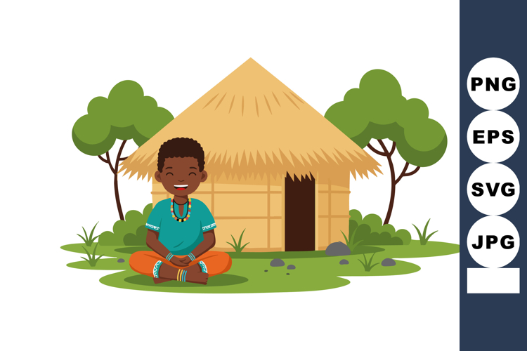 African Clipart Image 9