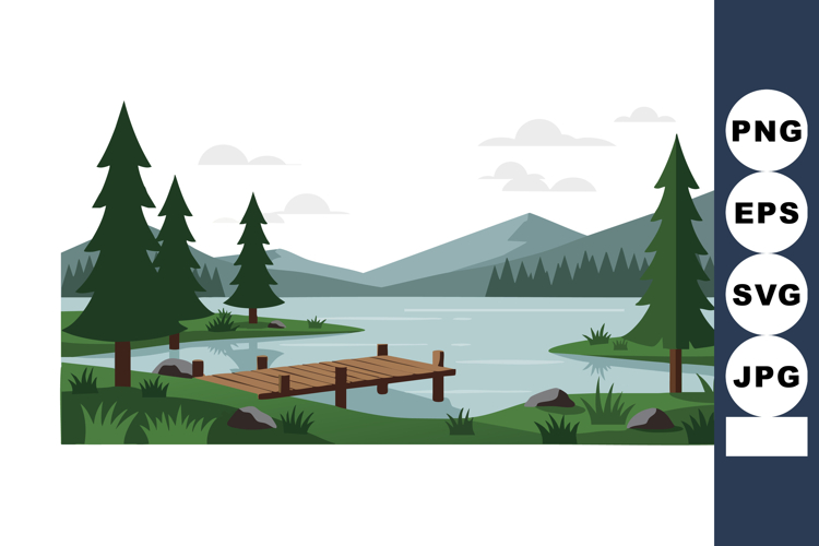 Pine Trees Clipart Image 13
