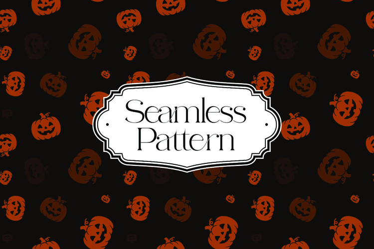 Halloween Seamless Pattern, Digital Paper