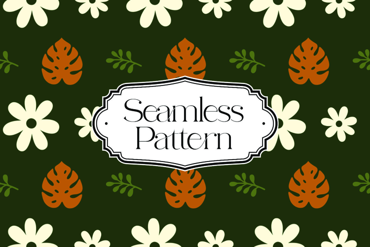 Floral Seamless Pattern, Digital Paper