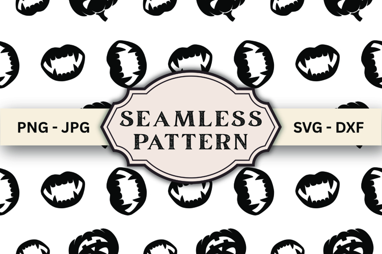 Halloween Seamless Pattern svg design example image 1