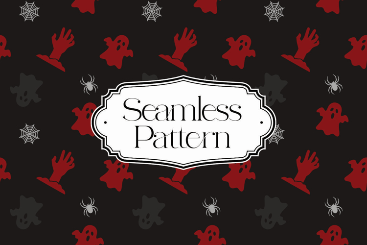Halloween Seamless Pattern, Digital Paper