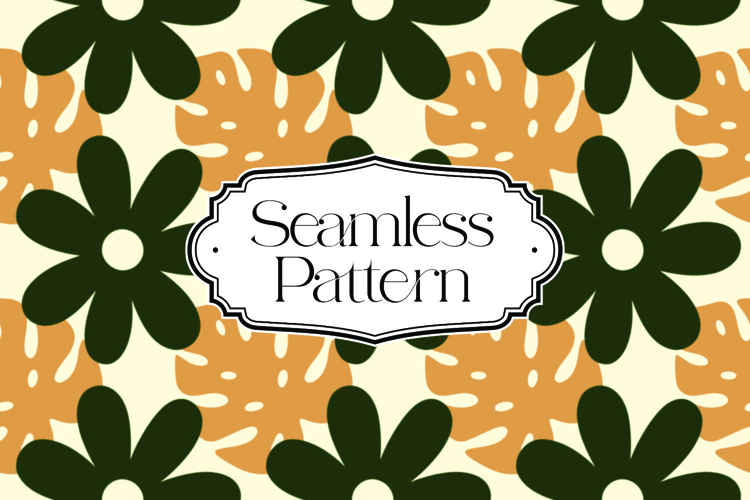 Floral Seamless Pattern, Digital Paper