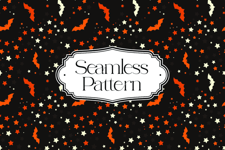 Halloween Seamless Pattern, Digital Paper
