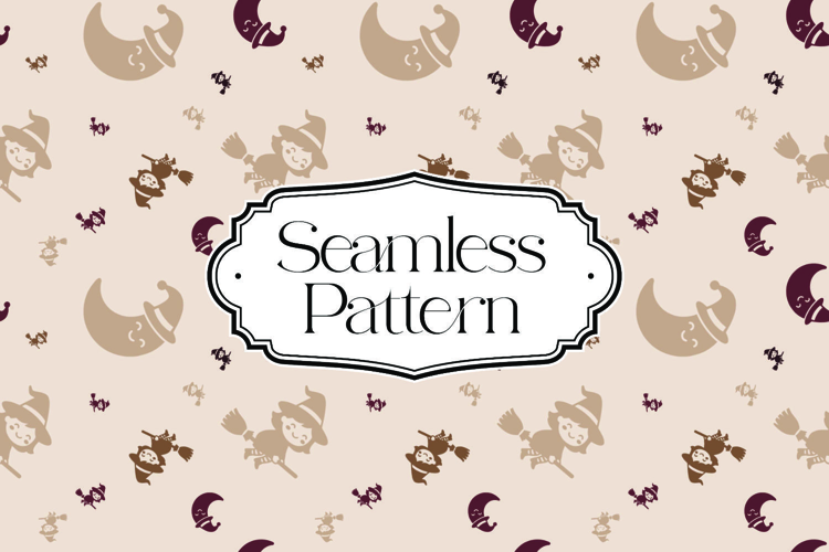 Halloween Seamless Pattern, Digital Paper