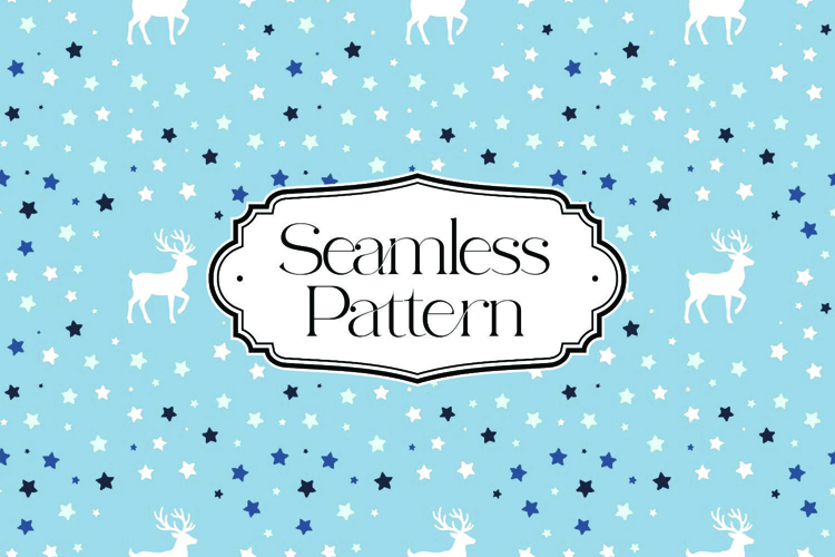 Christmas Seamless Pattern, Digital Paper