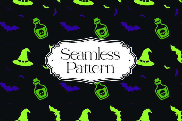 Halloween Seamless Pattern, Digital Paper