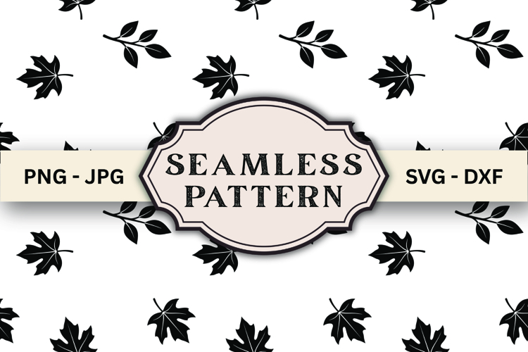 Fall shapes Seamless Pattern svg design example image 1