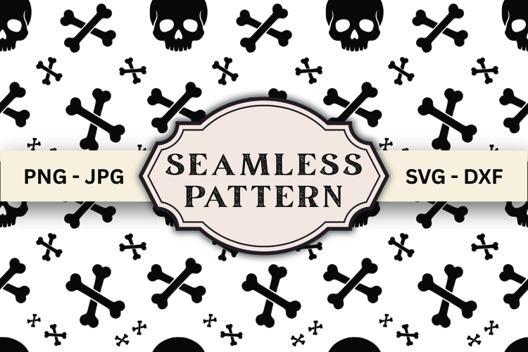 Halloween Seamless Pattern svg design example image 1
