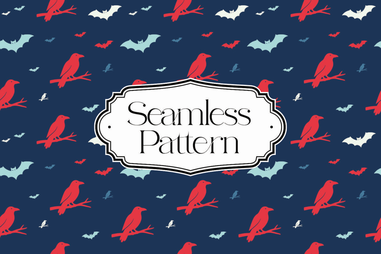 Halloween Seamless Pattern, Digital Paper
