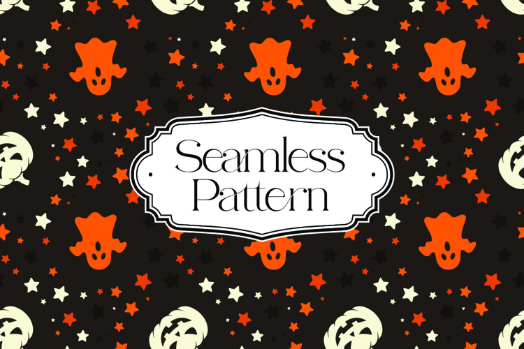 Halloween Seamless Pattern, Digital Paper