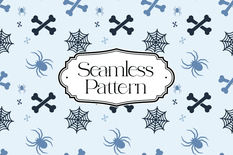 Halloween Seamless Pattern, Digital Paper
