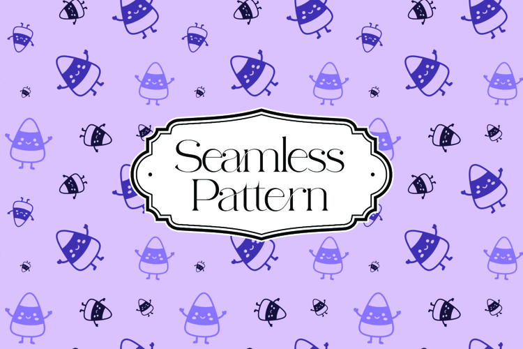 Halloween Seamless Pattern, Digital Paper