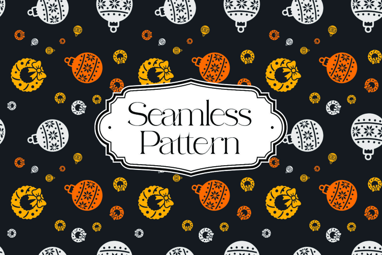 Christmas Seamless Pattern, Digital Paper