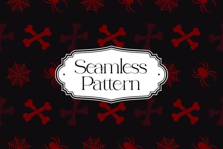 Halloween Seamless Pattern, Digital Paper