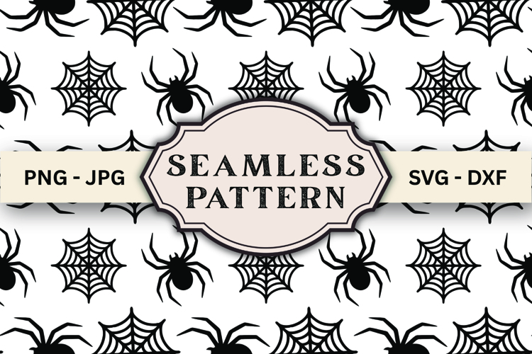 Halloween Seamless Pattern svg design example image 1
