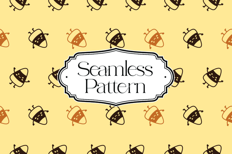 Halloween Seamless Pattern, Digital Paper example image 1