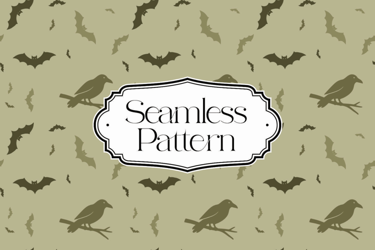 Halloween Seamless Pattern, Digital Paper