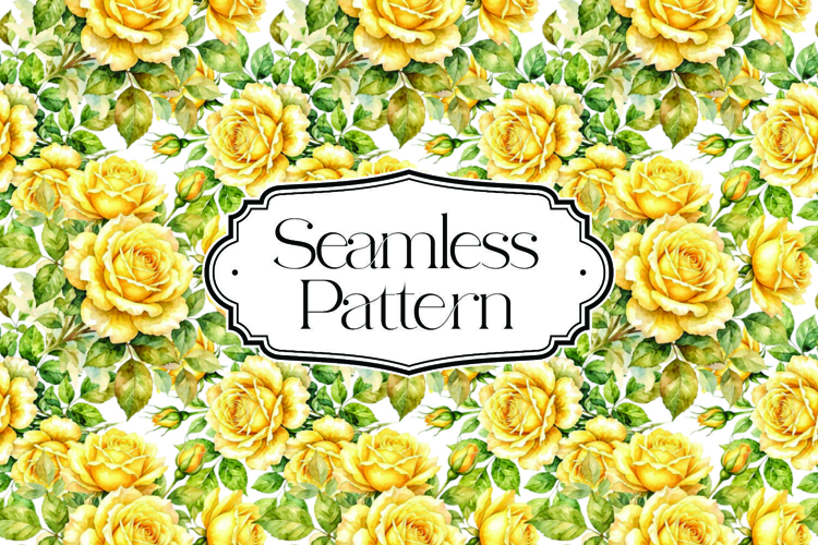 Floral Flower Seamless Pattern, Digital Paper