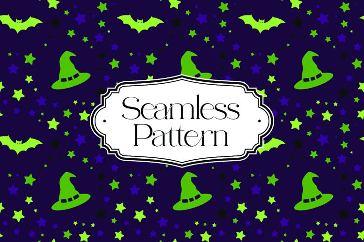 Halloween Seamless Pattern, Digital Paper