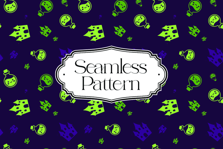 Halloween Seamless Pattern, Digital Paper