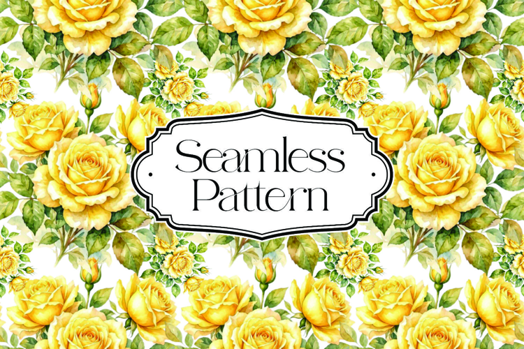 Floral Flower Seamless Pattern, Digital Paper