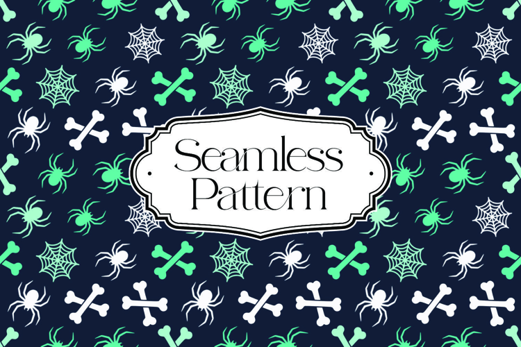 Halloween Seamless Pattern, Digital Paper