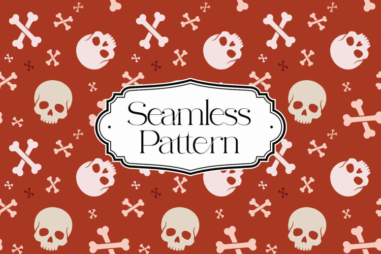 Halloween Seamless Pattern, Digital Paper