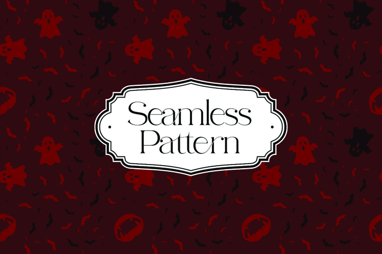 Halloween Seamless Pattern, Digital Paper
