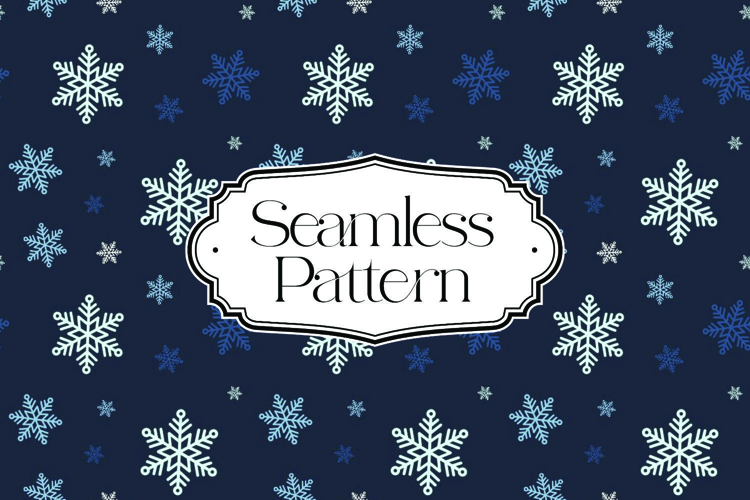 Christmas Seamless Pattern, Digital Paper