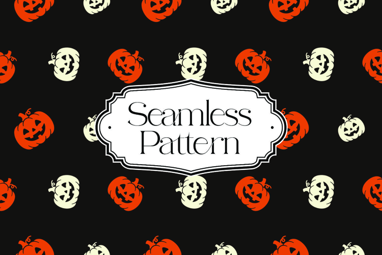 Halloween Seamless Pattern, Digital Paper
